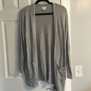 Long gray cardigan from old navy